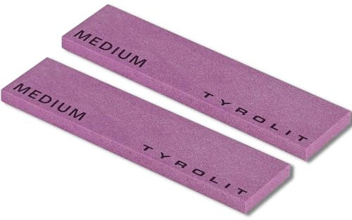 Tyrolit Life 2er Set Keramikfeilen MEDIUM für bemerkenswerte Ski- und Snowboardkanten - Premium Ski Kantenschärfer aus Keramik wie vom Skiservice für einen gratfreien und Ebenen Kantenschliff