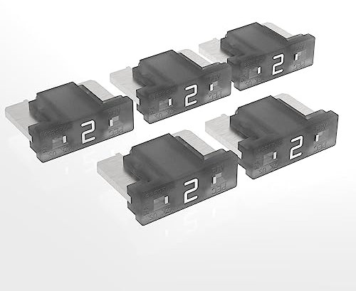 AUPROTEC Mini LP Kfz Sicherungen Flachstecksicherungen 2A - 30A Auswahl: 2A Ampere grau, 5 Stück