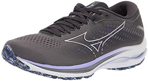 Mizuno Women's Wave Rider 25 Running Shoe, Blackened Pearl, 7 UK