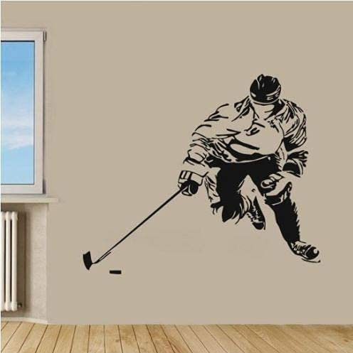 Wandtattoo Eishockey 56X75 Cm