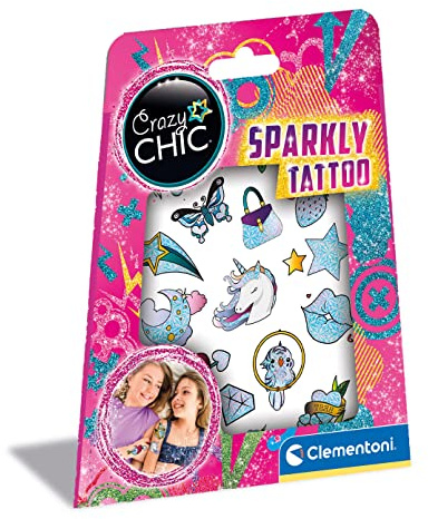 Clementoni - Crazy Chic Sparkly Treadoo Kit für Kinder - 1 Stück