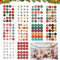 10 x 24 Advent Calendar Numbers Stickers, Sticker Zahlen Aufkleber für Weihnachten, Adventskalender Sticker Zahlen Aufkleber zum Basteln Dekorieren Geschenk Selbermachen (B)