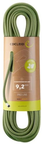 EDELRID Hummingbird Eco Dry 9,2 mm Einfachseil Oliv 30 m