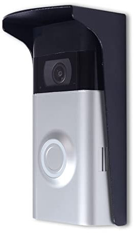 Doorbell Rain Cover Ring Doorbell Anti-Glare Cover, Steel Doorbell Glare Sun Shade Protection for Ring 1/2/3/4 (Pro Max)