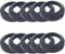 Conical Cone Shaped Donut Washer for Toilet Cistern Seal Pan Rubber, Replacement Toilet Flush Valve Rubber Seal Washer Toilet Parts-10 PCS