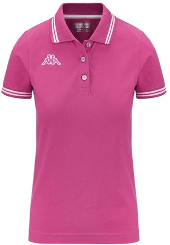 Kappa - Polo, Donna, Viola, Cotone, Tennis, Logo MALTAX WSS Slim, Taglia: L