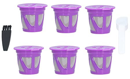 Udavivi Wiederverwendbare Lila Kaffeekapselhülle Mit Edelstahlfilter, Zubehör Für Kaffeemaschinen, Kompatibel Mit K-Supreme Plus