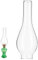 CHILDWEET Abat-jour Verre Pour Lampe à Pétrole Vintage Et Transparent Remplacement De Globe Pour Lampe à Huile Design Élégant Et Haute Clarté Accessoire Décoratif Pour Intérieur