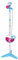 Bontempi | MP3Stage Mic - Microfono da Palcoscenico con Connessione MP3 per Performance Versatili, Fiore Blu, 200x200x1000 mm