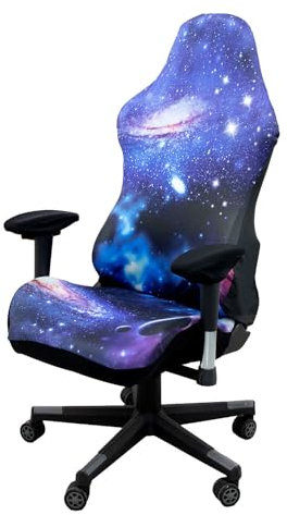 Beieyosu Gaming Chair Covers, with Armrest Cover Computer Chair Slipcovers Stretchable Elastic Machine Washable of Computer Video Game Office Chair Cover(G)
