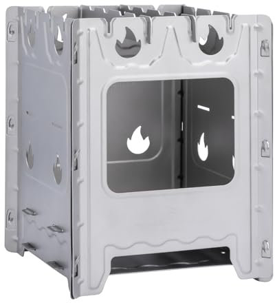 Boundless Voyage Titanium Backpacking Stove, Wood Burning, Ultralight & Compact Camping Outdoor Cookware