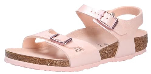 BIRKENSTOCK Rio, Sandali da Donna, Rosa Rosa., 26 EU Stretta