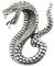 Broche rétro en forme de serpent cobra avec strass en oxyde de zirconium - Accessoire de costume vintage punk - Boutonnière pour chapeau, cravate, écharpe - Pour homme et femme - Art déco, Métal,