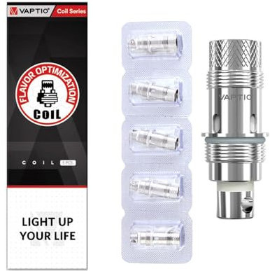 5PZ Evaporatori Original Vaptio Bobina Cosmo C1S Resistenza 1,6ohm 7-12W Accessori per sigarette elettroniche No E Liquid No Nicotine