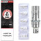 Original Vaptio Spule Cosmo C1S Coil Widerstand 1,6ohm, 7W-12W Mesh E-Zigaretten Zubehör No E Liquid No Nicotine