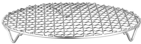 Grill de camping portable, grille de barbecue pour foyer - Filet de gril en fil métallique,Accessoires de cuisine de gril de cuisson en métal portatif, maille de gril d'équipement de cuisson de feu de