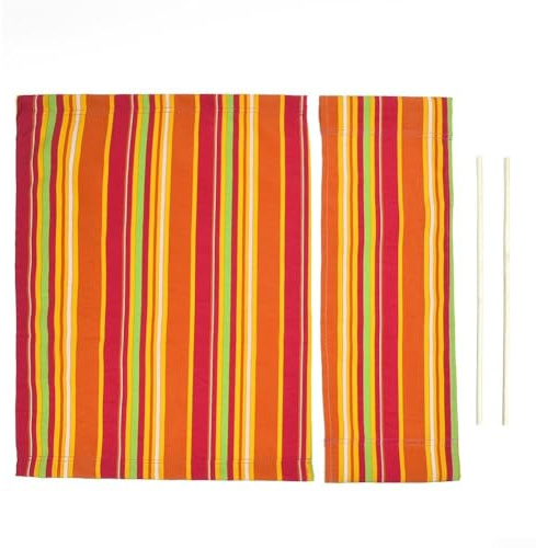 Bezug für Regiestühle, Ersatz für den Außenbereich, Garten, , Sitzbezüge, Material: mehrere Farben, 47 x 38 cm, 16 x 52 cm (mehrfarbig)