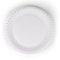 Inoverse Lot de 500 assiettes jetables en carton blanches - Vaisselle de fête écologique - Assiettes à gâteau jetables en carton - Assiettes rondes - 18 cm