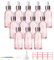 SuQurtom Pink Glass Dropper Bottles 20ml 12pcs Leak-Proof Essential Oil Bottles with Pipette Travel-Sized Containers for Aromatherapy, Massage Oils, Perfumes, Labs & DIY Liquids