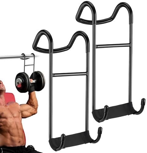 12PCS Hantel-Spotter-Haken-Aufhänger, Hantel Spotter Haken, Dumbbell Spotter Hooks, Hantel-Spotter-Haken Für Bankdrücken, Hantelzubehör, Hantel-Spotter-Haken Mit Einer Kapazität Von 225 Pfund