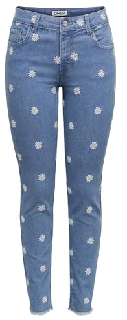 ONLY Onlhush Mw Emb Rw ANK Skinny DNM