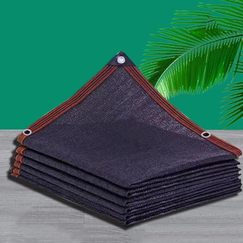 Sonnenschutznetz für Terrasse, Garten, 60 % UV-Schutz, Gewächshaus, Sonnensegel, Netzstoff, Sonnenschutz, Sonnenschutz, für den Außenbereich, 12 x 20 m, Schwarz