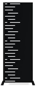 Casanoov ARLBERG Dekorplatte schwarz H.160cm Muster links
