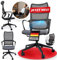 OfficeNest Testsieger (Note 1,1) Ergonomischer Bürostuhl Caity, drehbar, höhenverstellbar bis 150 kg, Büro Home Office geeignet – modernes Design und langanhaltender Komfort (Schiefergrau)
