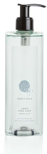 Geneva Guild Flüssigseife Liquid Hand Soap 380ml Aloe Vera Seife Hotel Spa Wellness (1x380ml)