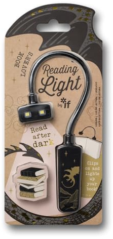 IF Book Lover's Reading Light - Dragon, Black