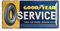 Nostalgic-Art Retro Blechschild, 25 x 50 cm, Goodyear – Service – Geschenk-Idee für Motor-Fans, Original Lizenzprodukt (OLP), aus Metall, Vintage Design, Blechschilder Sprüche