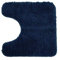 WohnDirect WC Vorleger MIT WC Ausschnitt Blau - Badematte rutschfest MIT WC Ausschnitt 45x45 cm - Badteppich Set, waschbar