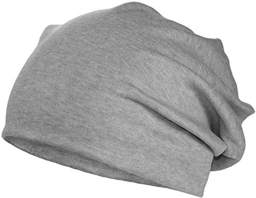 Harrys-Collection Damen Herren Beanie in 15 Farben, Kopfgröße:Einheitsgröße, Farben:hellgrau