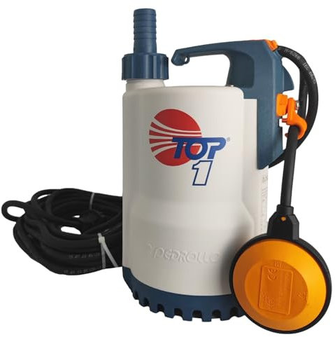 Pompa Di Sollevamento Pedrollo Top 1 Acqua Pioggia Con Galleggiante Mono 4.8 M3/h 0.25 Kw