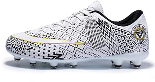 IFIKK Zapatillas de Fútbol Niños Hombre Profesionales Botas de Fútbol Spike Aire Libre Atletismo Zapatos de Fútbol Ligero Tacos Fútbol Zapatos de Fútbol Deporte (Bajo Estilo 4, 34)
