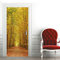 A.Monamour Türtapete Selbstklebend Türfolie Türposter 3D Herbst Wald Weg Vinyl Folie Türdeko Tapete Wandbild Türaufkleber Türtattoo 90 x 200 cm