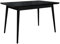 Mirjan24 Tisch für Esszimmer Sofilia 140x80, Ausziehbarer Tisch für Küche, Rechteckiger Esstisch, Praktischer Ausziehtisch, Küchentisch, Esszimmertisch (schwarz, 140 x 80 cm)