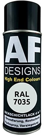 Alex Flittner Designs Vernice antiruggine 4 in 1 RAL 7035 grigio chiaro metallo vernice protettiva spray vernice antiruggine