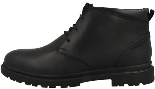 Geox U Andalo, Stivale alla caviglia Uomo, Nero B000ff, 41 EU