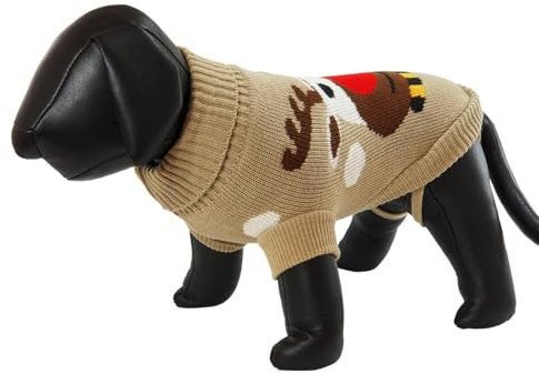 Nobby Hundepullover 'Comet', beige, 25 cm