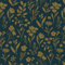 Timeet Self Adhesive Wallpaper Blue Yellow Botanical Peel and Stick Wallaper Dark Blue Floral 41x300cm Sticky Back Plastic Smooth Surface Waterproof Vinyl Film for Interior Decor Furniture Cabinet