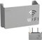 Bebochoi Router Aufbewahrungsbox, Wall-Mounted WiFi Storage Box, WLAN Box Verstecken, Wall-Mounted Floating WiFi Router Shelf, TV Set-Top-Box Wall Storage Decorative Box, Grau