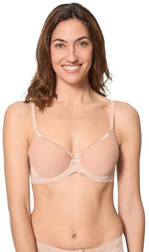 Playtex Soutien-Gorge Spacer à Armatures en Microfibre Respirante Femme x1, Chair, 100C