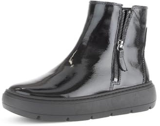 Gabor Damen Ankle Boots, Frauen Stiefeletten,Best Fitting,Warmfutter,uebergangsschuhe,uebergangsstiefel,gefüttert,Stiefel,schwarz,38 EU / 5 UK