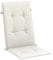 vidaXL Hochlehner-Auflagen 4 STK. Melange Creme 120x50x4 cm Stoff