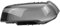 likaini Scheinwerferglas Für BMW X3 E83 2006-2010,Objektiv Abdeckung Scheinwerfer Abdeckung Rechts & Links Lichtscheibe Scheinwerfer,Right