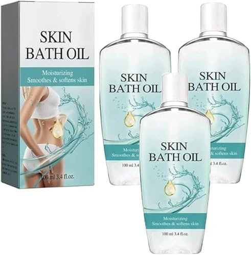 Skin So Soft Oil, befeuchtet und hydratisiert Öl, Skin So Soft Original Body Lotion, weiches und sinnliches Badeöl, Badeöl für glatte Haut, für Frauen und Männer
