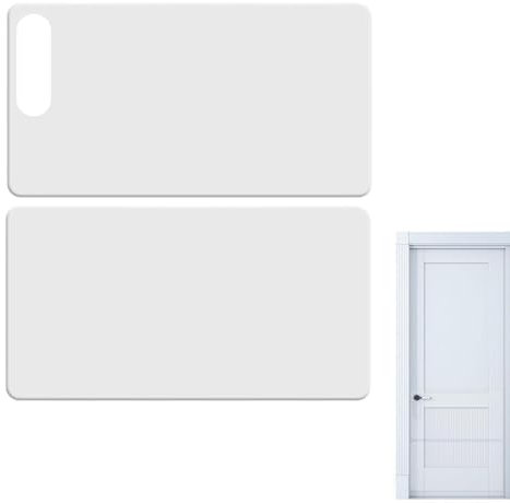 Generic Scratch Protector for Dogs & Cats - Heavy Duty Door Protector, Clear, Easy to Install, Noise Reduction, Prevents Scratching, White, PVC, 79 x 50 cm