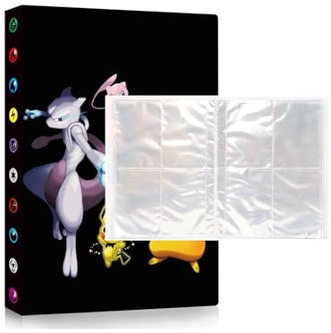 Sammelalbum für Karten, Sammelkarten Hefte Karten Album 4 Pocket, 30 Seiten Hefte für 240 Karten-HSA6