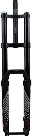GZKDKZB Forcella per Bicicletta DH 27,5/29 Pollici MTB Bike Downhill Forcella Ammortizzata Ammortizzatore ad Aria Regolazione smorzamento Corsa 180 mm